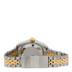 Rolex Stainless Steel 18K Yellow Gold Diamond 26mm Datejust Watch Silver 69173