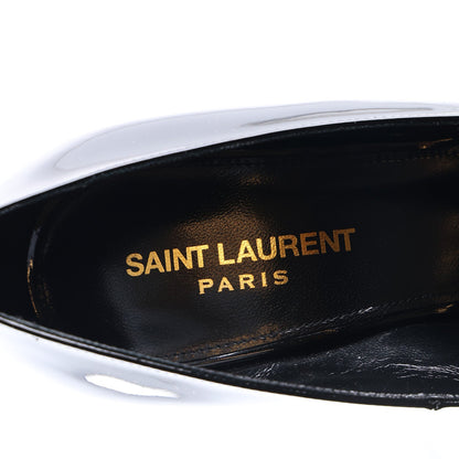 Saint Laurent Vernice Grupy Silvana 110mm Women's Pumps Black and Oro Antico