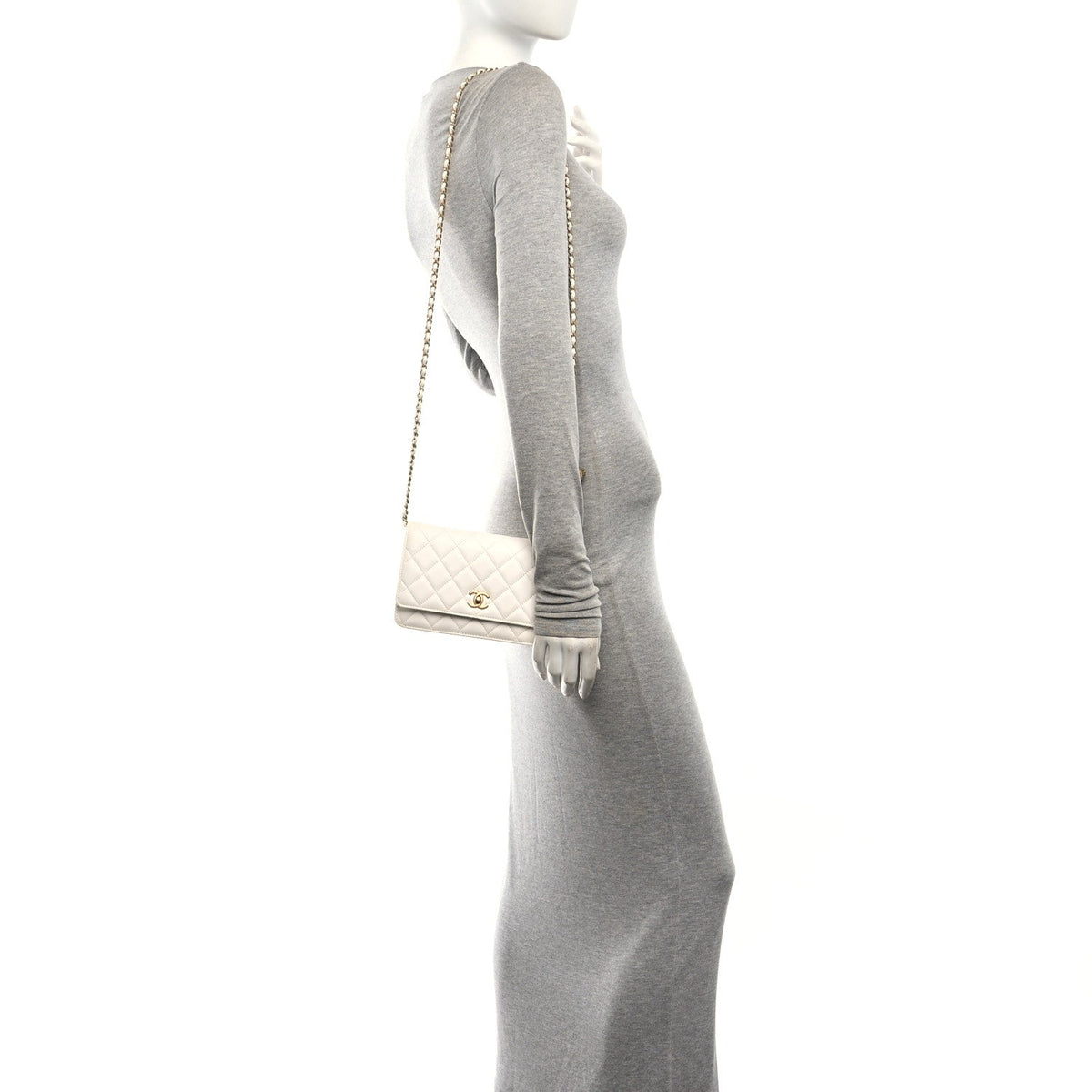 Quilted Lambskin Wallet Bag