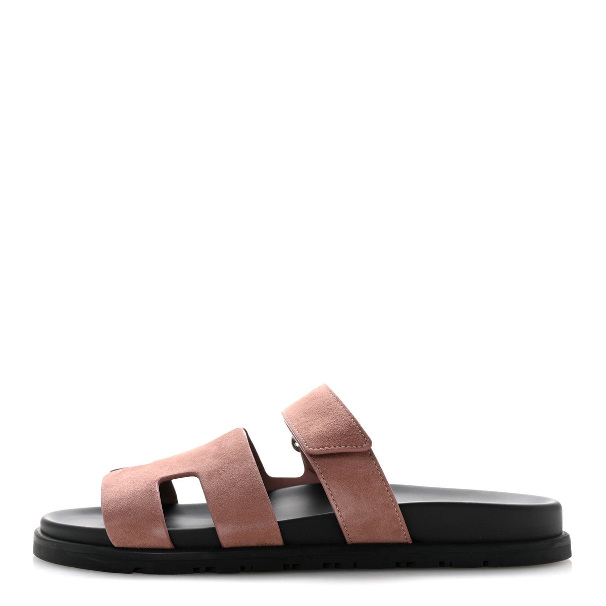 Suede Goatskin Chypre Sandals Rose Antique