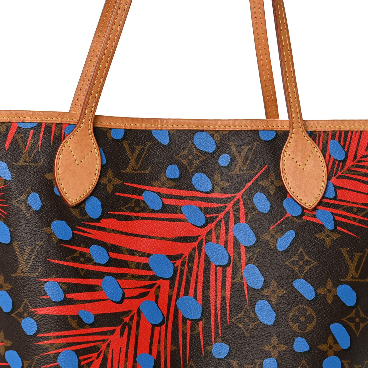 Monogram Jungle Dots Neo Neverfull Mm Co Handbag