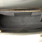 Christian Dior Patent Cannage Mini Lady Dior Grey Stone