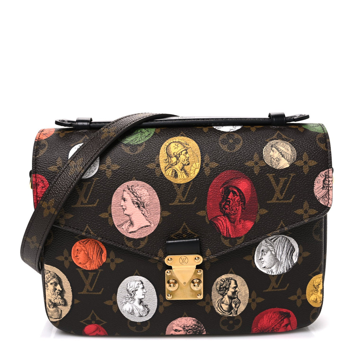 X Fornasetti Monogram Cameo Pochette Met Handbag
