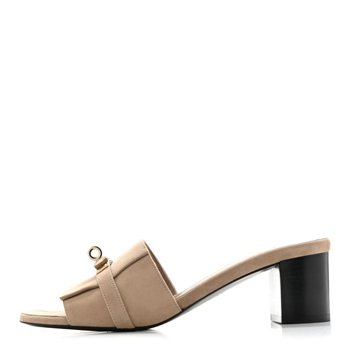 Suede Goatskin Gigi Sandals Beige Sable