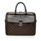 Soft Briefcase Macassar Monogram Canvas