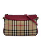 Peyton Crossbody Bag Horseferry Check Canvas