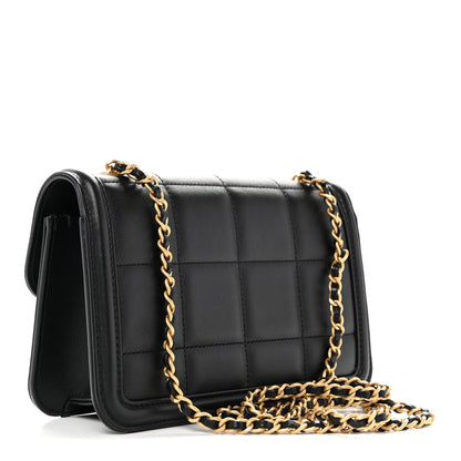 Mini Lambskin Calfskin Flap Shoulder Bag