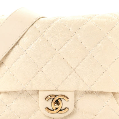 Medium Calfskin Flap Shoulder Bag