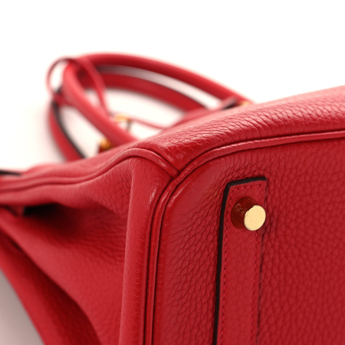 Hermes Togo Birkin 30 Rouge Casaque