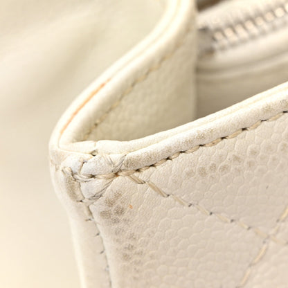 Quilted Caviar Tote Bag