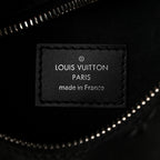 Louis Vuitton Calfskin Debossed Monogram Side Trunk Black