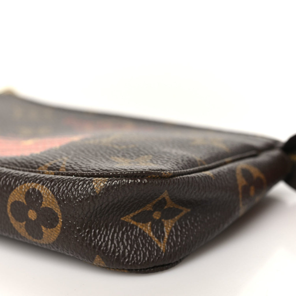 Louis Vuitton Monogram Trunks and Locks Mini Pochette Accessoires