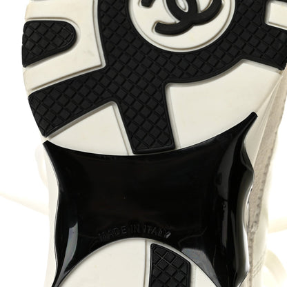 Chanel Calfskin Suede CC Women's Sneakers