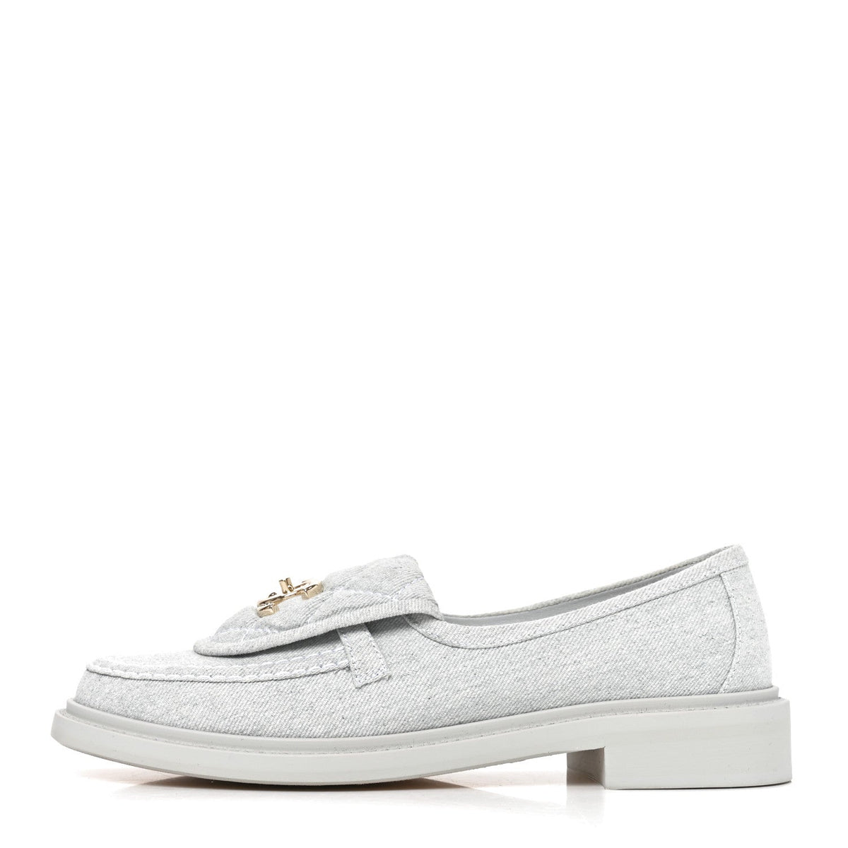Chanel Denim CC Turnlock Women's Shoes