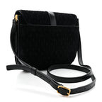 Saint Laurent Suede Le Monogramme Satchel Black