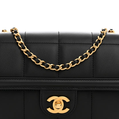 Mini Lambskin Calfskin Flap Shoulder Bag