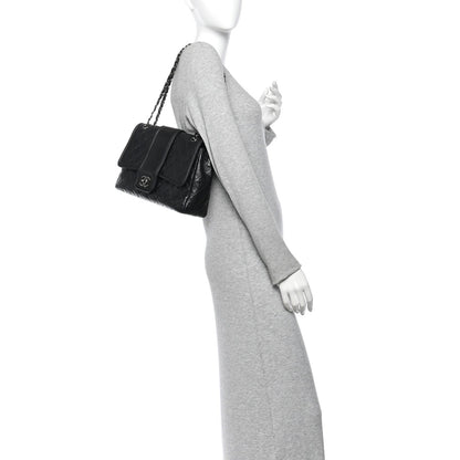 Quilted Lambskin Flap Shoulder Bag