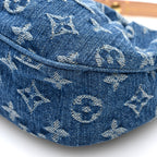 Louis Vuitton Monogram Denim Pochette Valley Blue