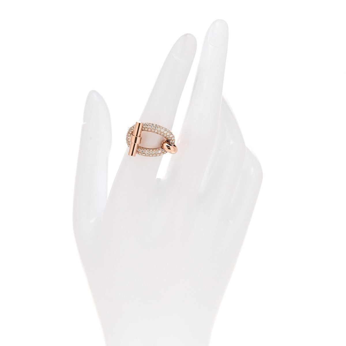 18K Rose Gold Diamond Adage Ring 52 6