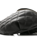 Chanel Calfskin Quilted Waist Belt Bag Black