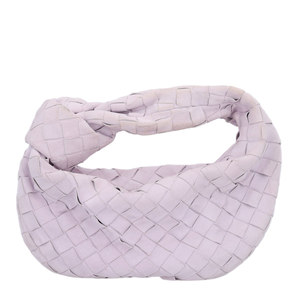 Bottega Veneta Suede Intrecciato Mini Jodie Mirth Washed