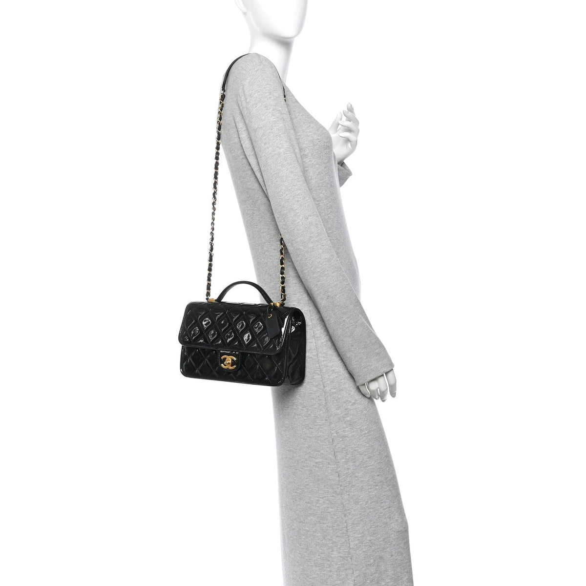 Small Quilted Flap Shoulder Bag