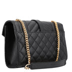 Saint Laurent Grain De Poudre Small Monogram Satchel Black