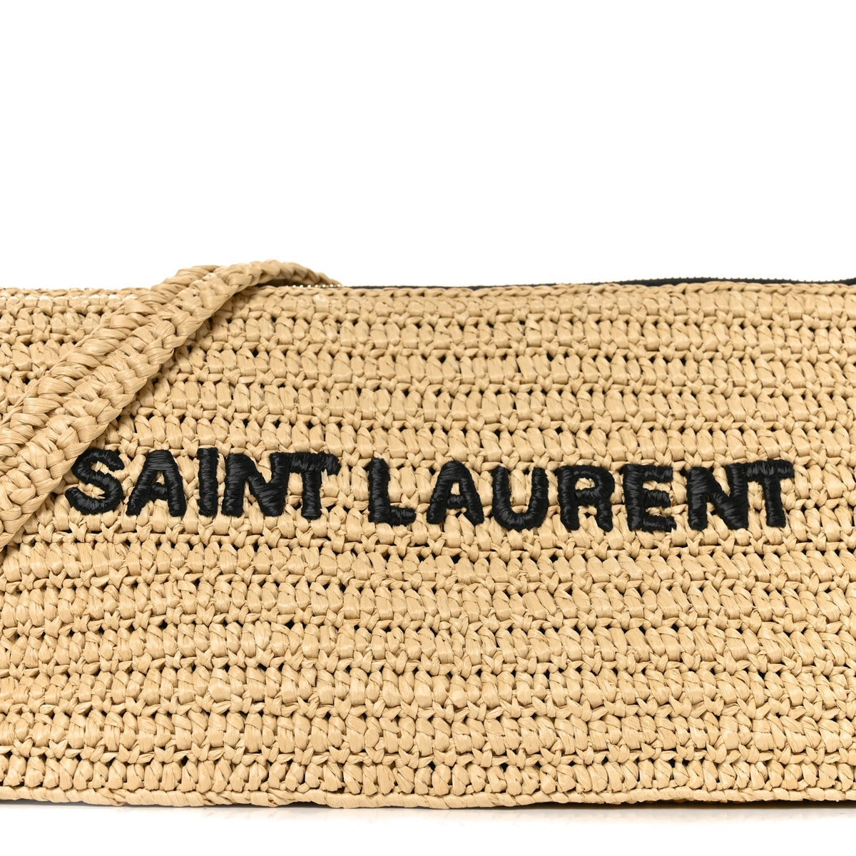 Saint Laurent Raffia Le Crossbody Naturel
