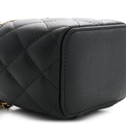 Mini Quilted Caviar Handbag