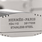 Hermes Stainless Steel 16mm Kelly Quartz Watch White