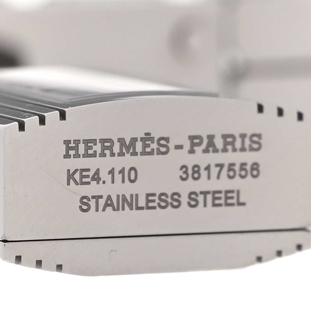 Hermes Stainless Steel 16mm Kelly Quartz Watch White