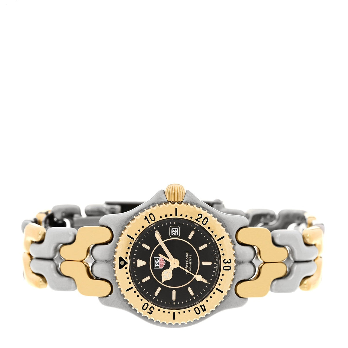 Tag Heuer Stainless Steel 27mm Professional Quartz Watch Black WG1325