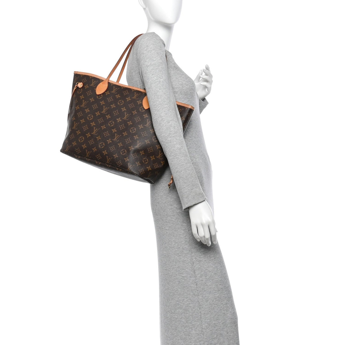 Louis Vuitton Monogram Neo Neverfull MM Tote Bag Pivoine