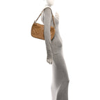 Chanel Caviar Quilted Timeless CC Shoulder Bag Beige