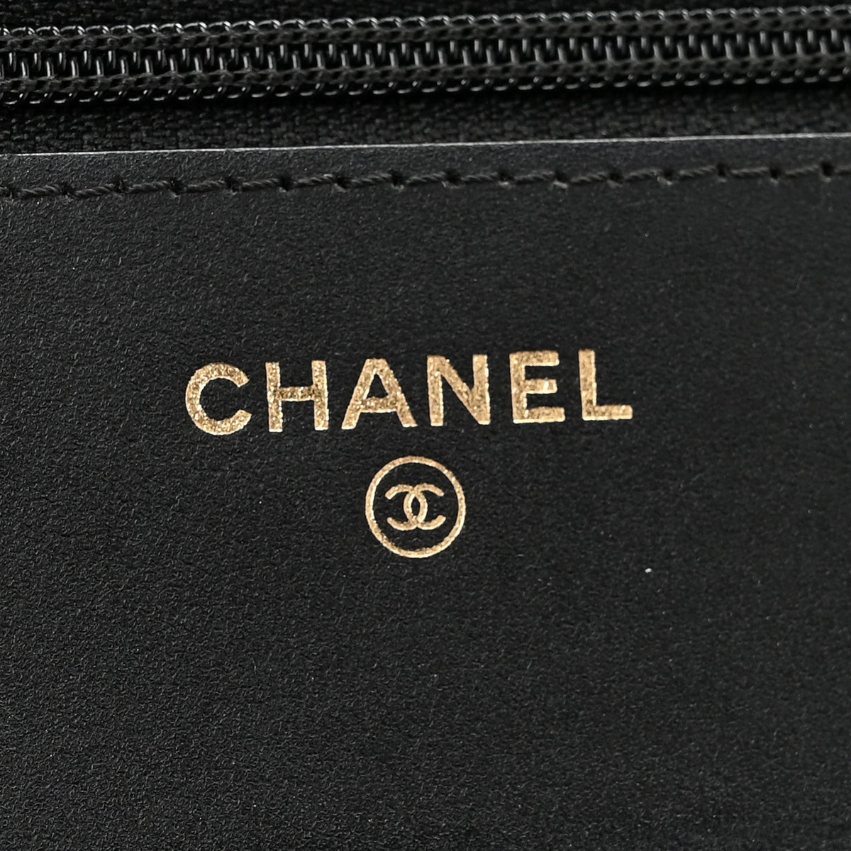 Quilted Caviar Wallet Bag