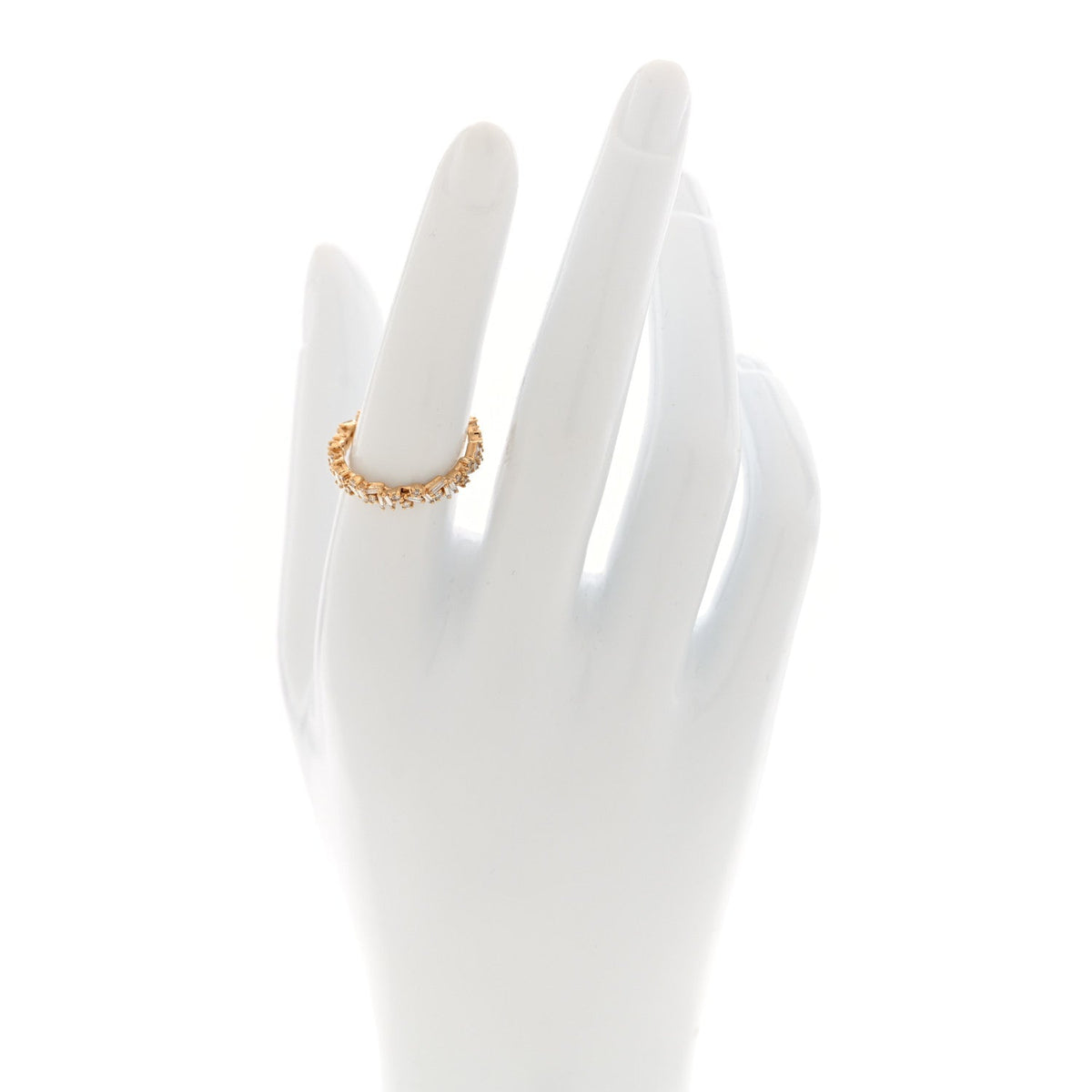 Suzanne Kalan18K Yellow Gold Diamond Fireworks Icon Eternity Ring 54 6.75