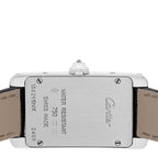 Cartier 18K White Gold Diamond 19mm Tank Americaine Watch