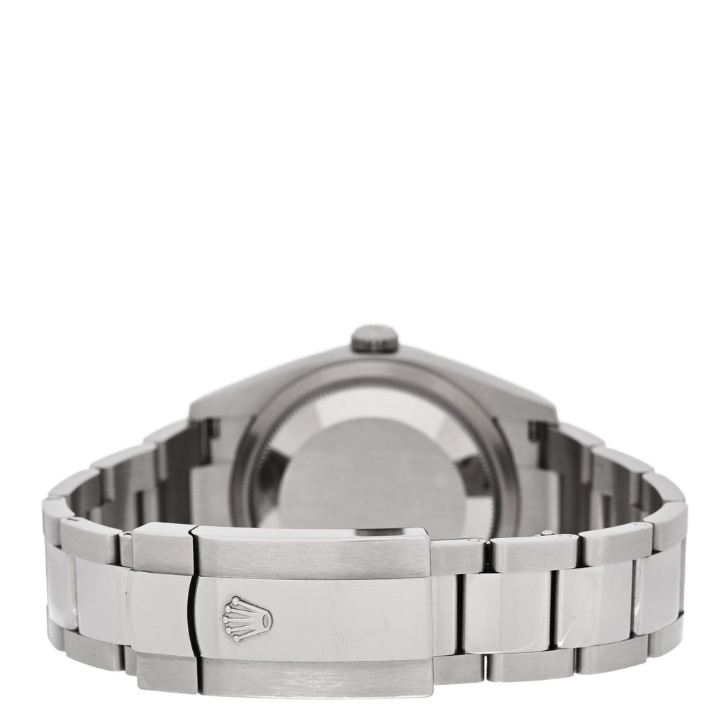 Rolex Stainless Steel 18K White Gold 36mm Datejust Watch 126234
