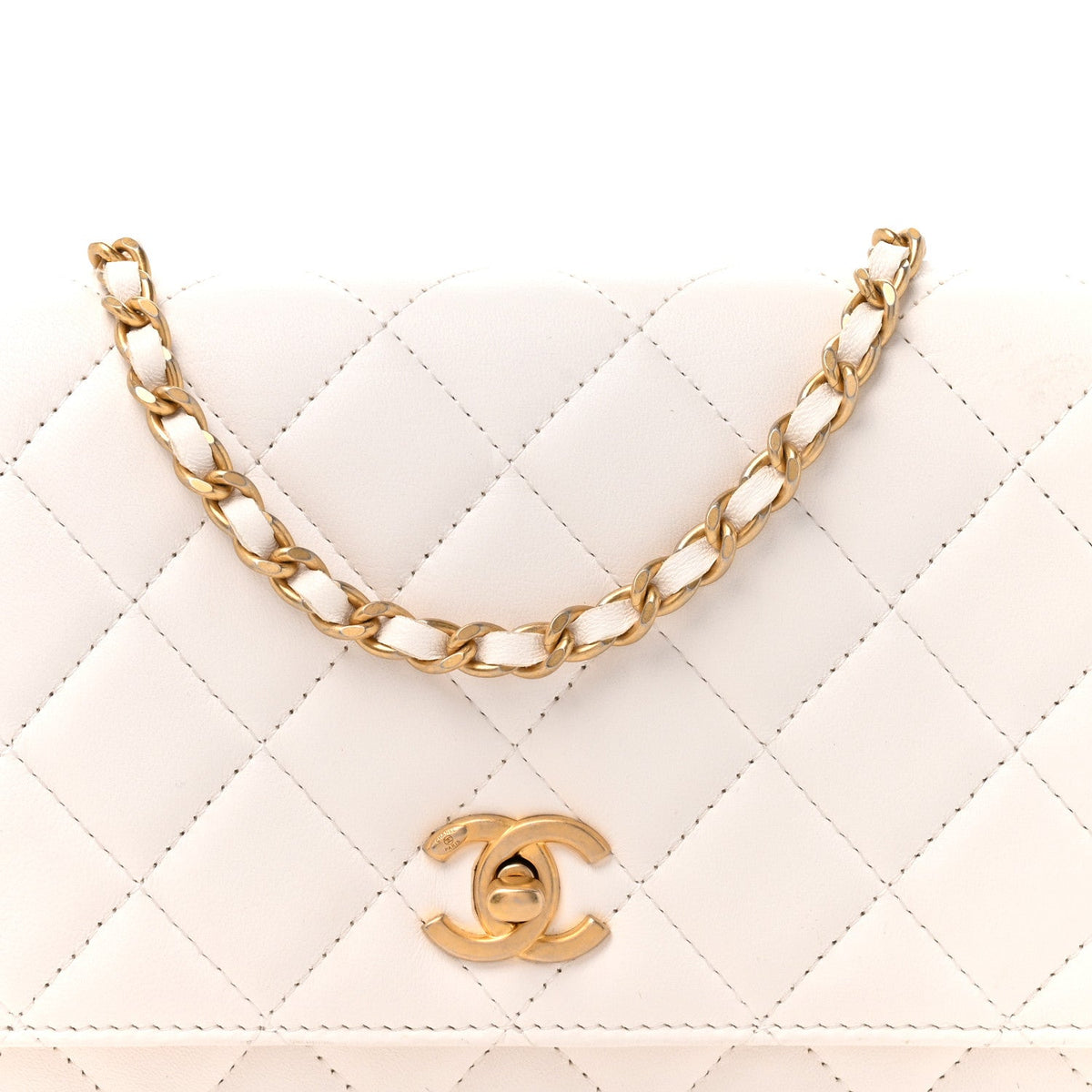 Quilted Lambskin Wallet Bag