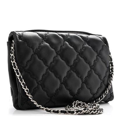 Quilted Calfskin Clutch Bag
