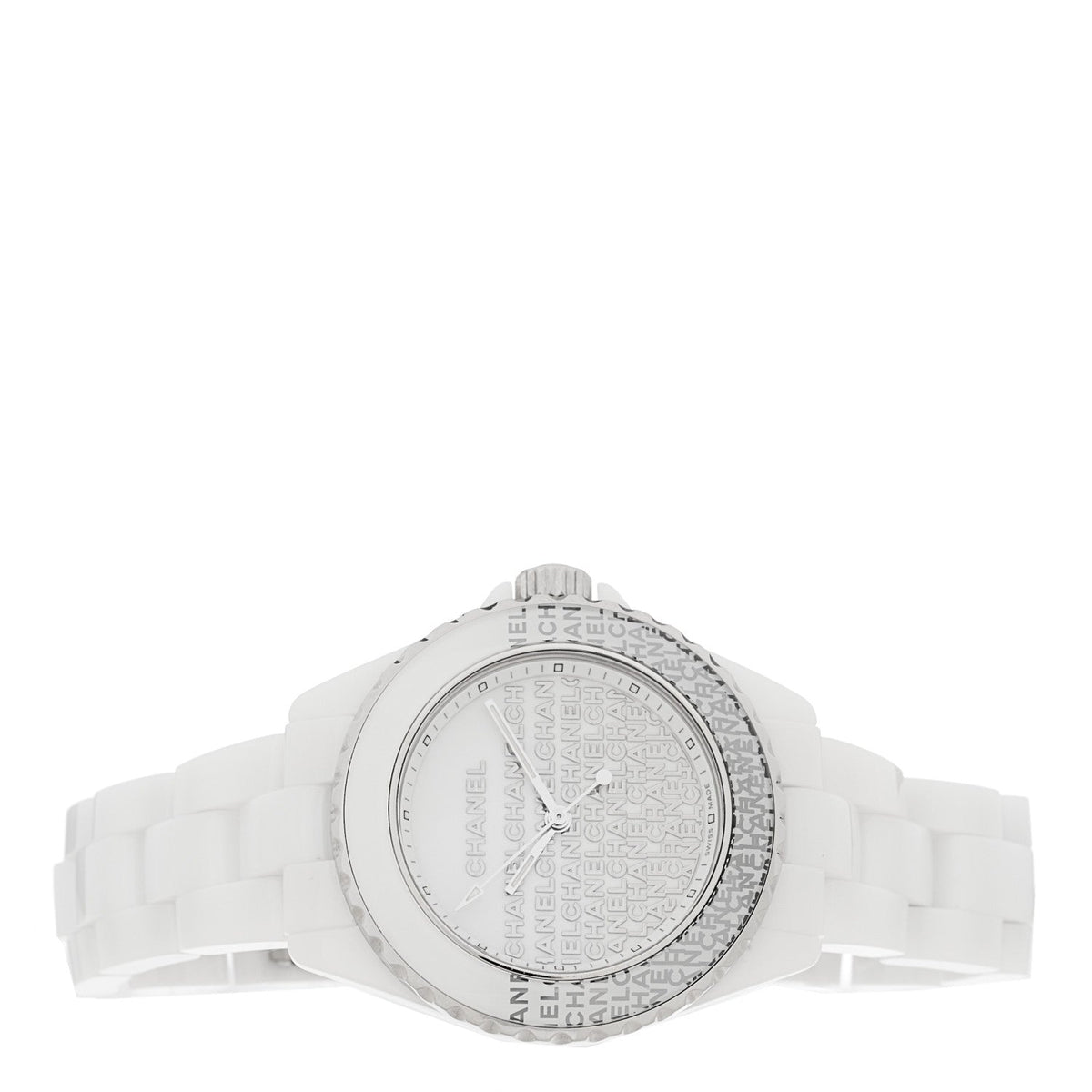 Chanel Stainless Steel Ceramic 33mm J12 Wanted de Chanel Watch White