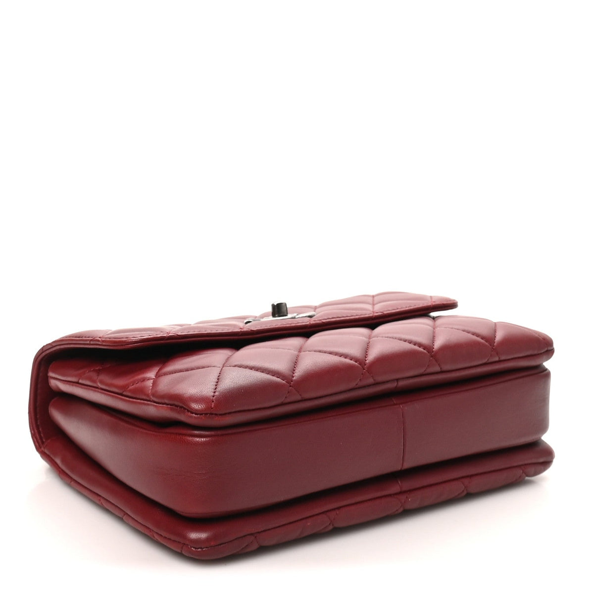 Small Quilted Lambskin Flap Shoulder Bag
