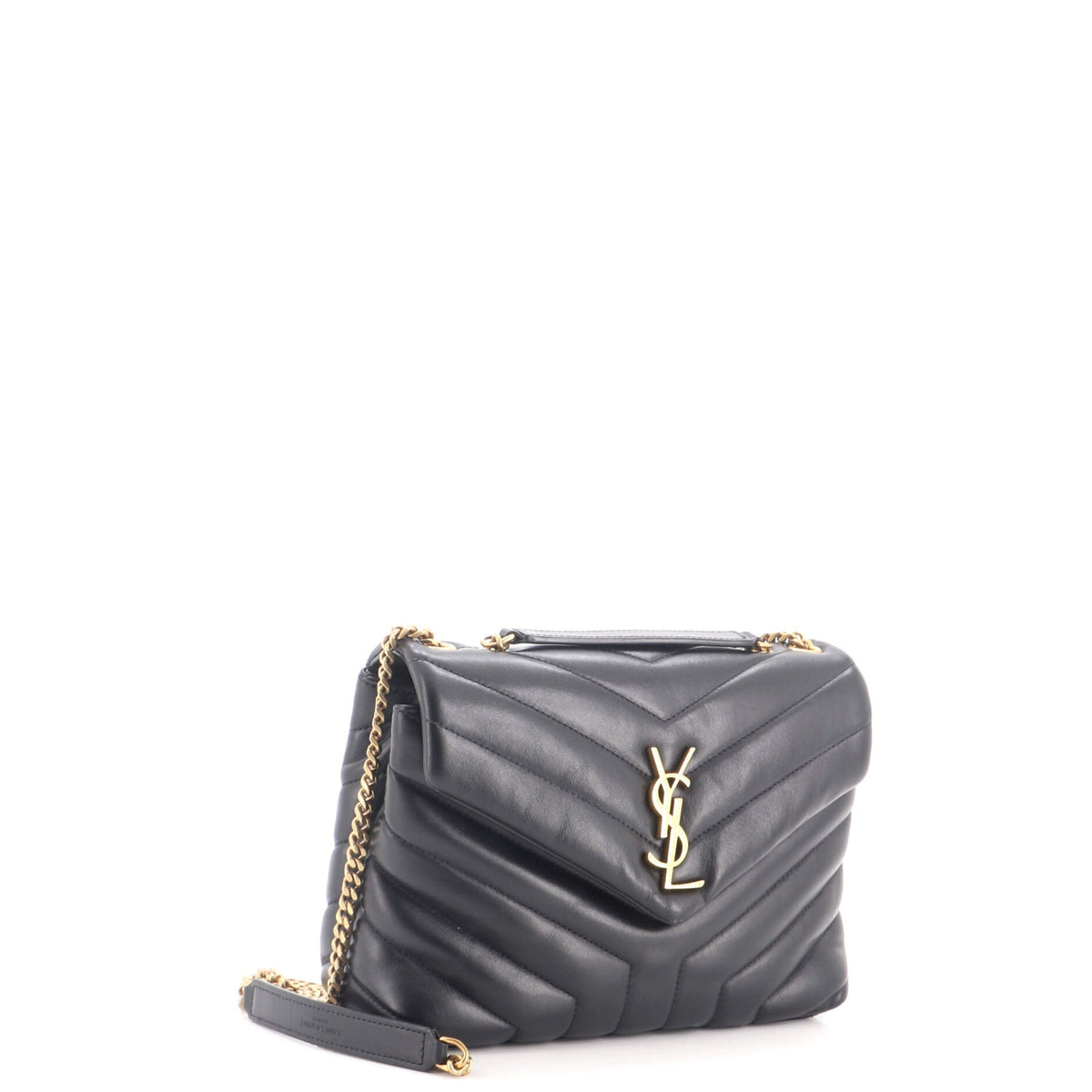 Loulou Shoulder Bag Matelasse Chevron Leather Small
