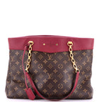 Pallas Shopper Monogram Canvas and Calfskin