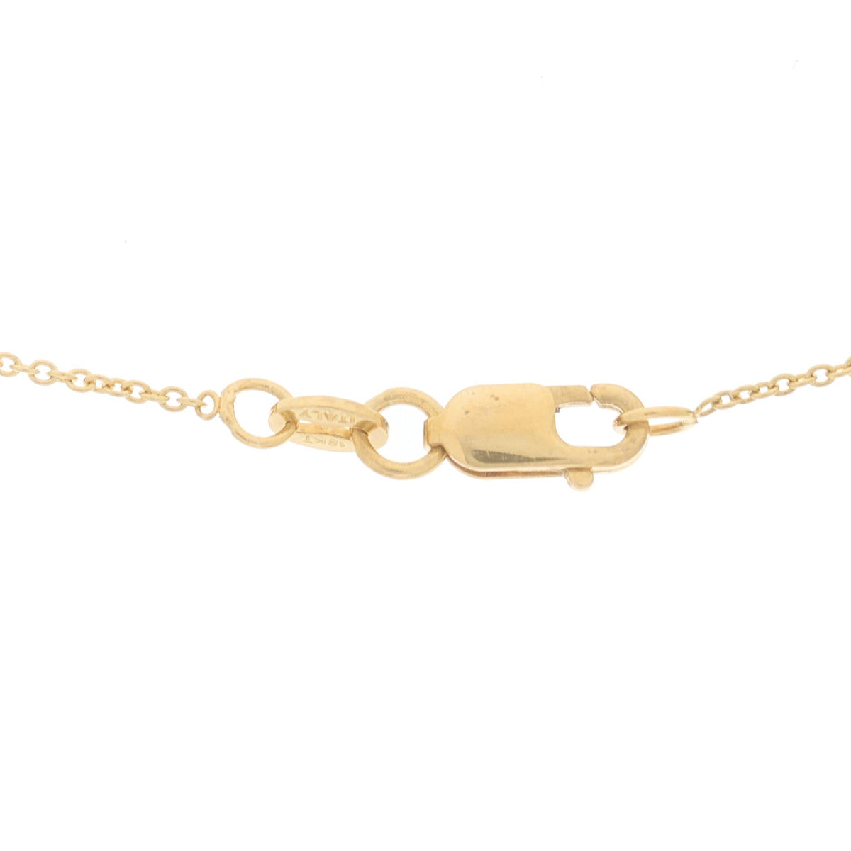 18K Yellow Gold Diamond .25ct Diamonds By The Inch Necklace
