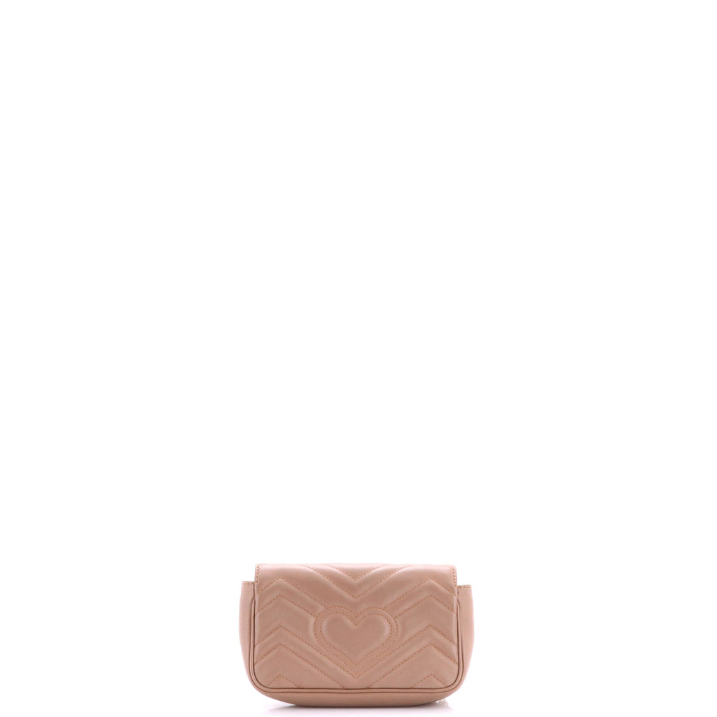 GG Marmont Flap Bag Matelasse Leather Super Mini