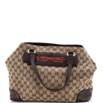 Dressage Tote GG Canvas and Leather Medium