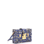 Petite Malle Handbag Lace Print Leather Small