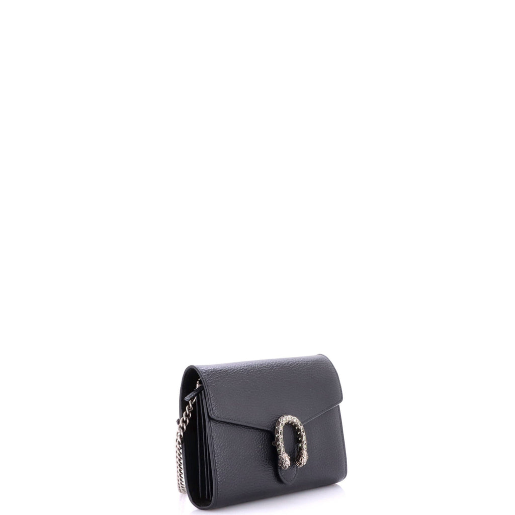 Dionysus Chain Wallet Leather with Embellished Detail Small