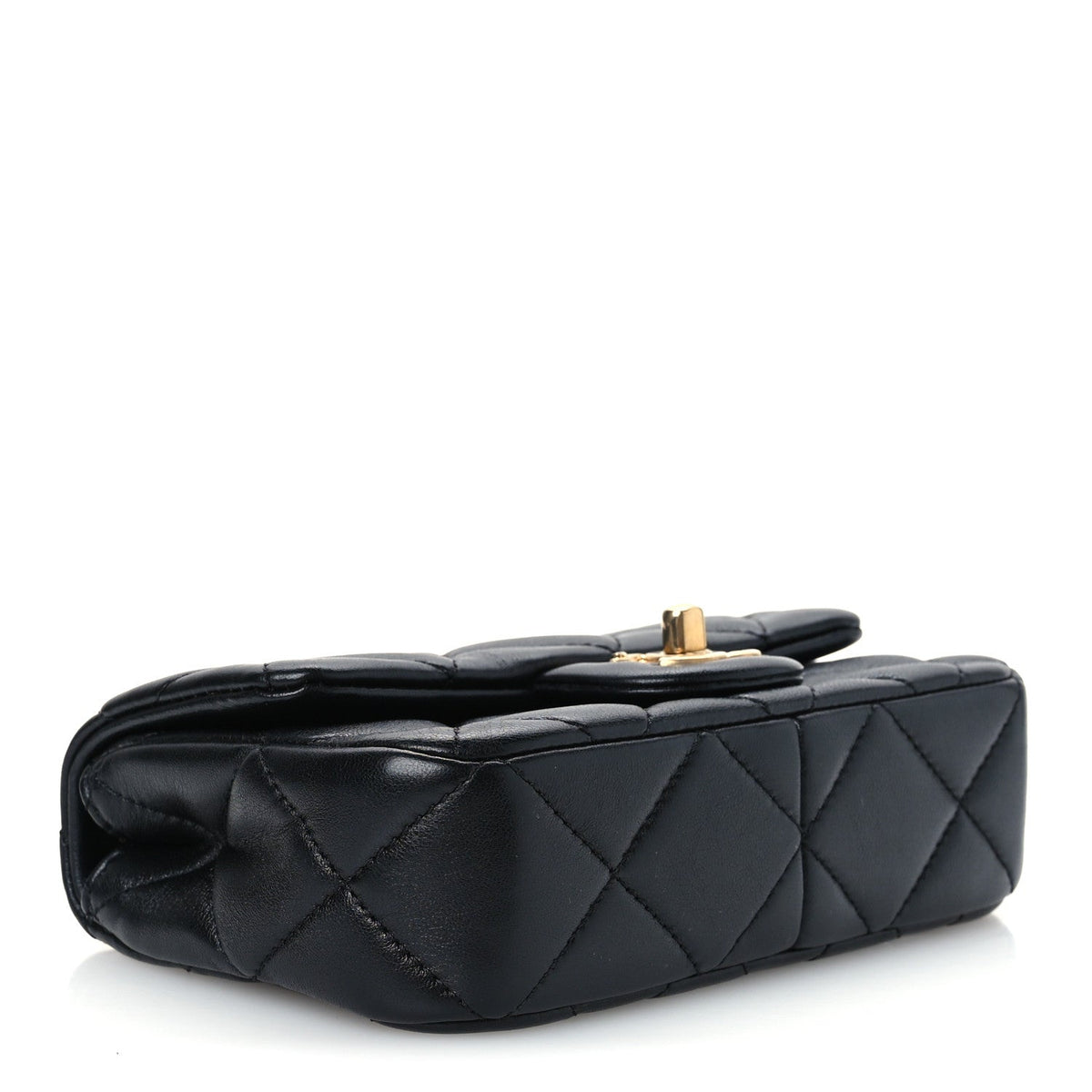 Mini Quilted Lambskin Flap Shoulder Bag
